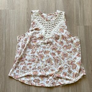 Maurices Floral Lace Women's Tank Top